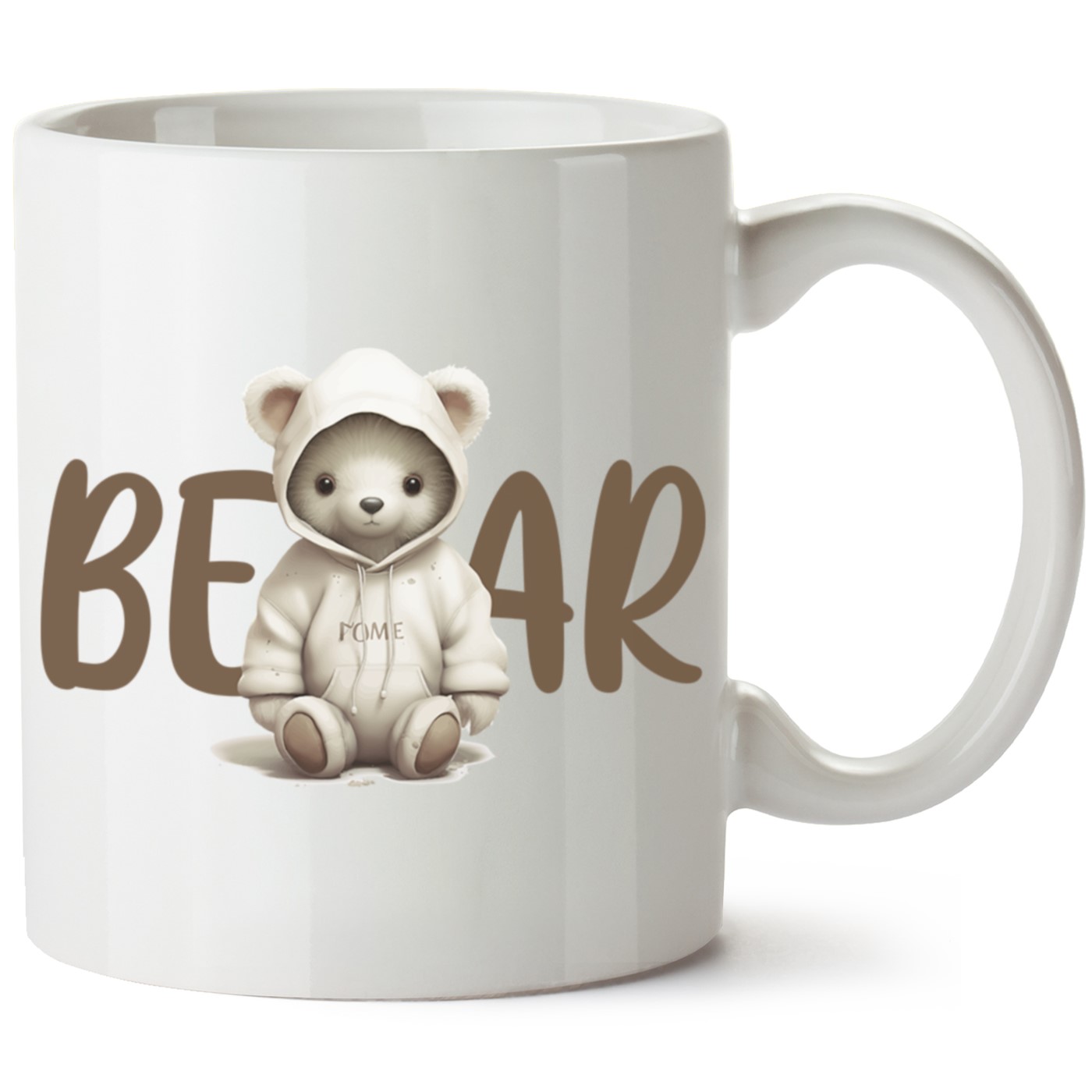 Ayıcık Baskılı Porselen Kupa Bardak