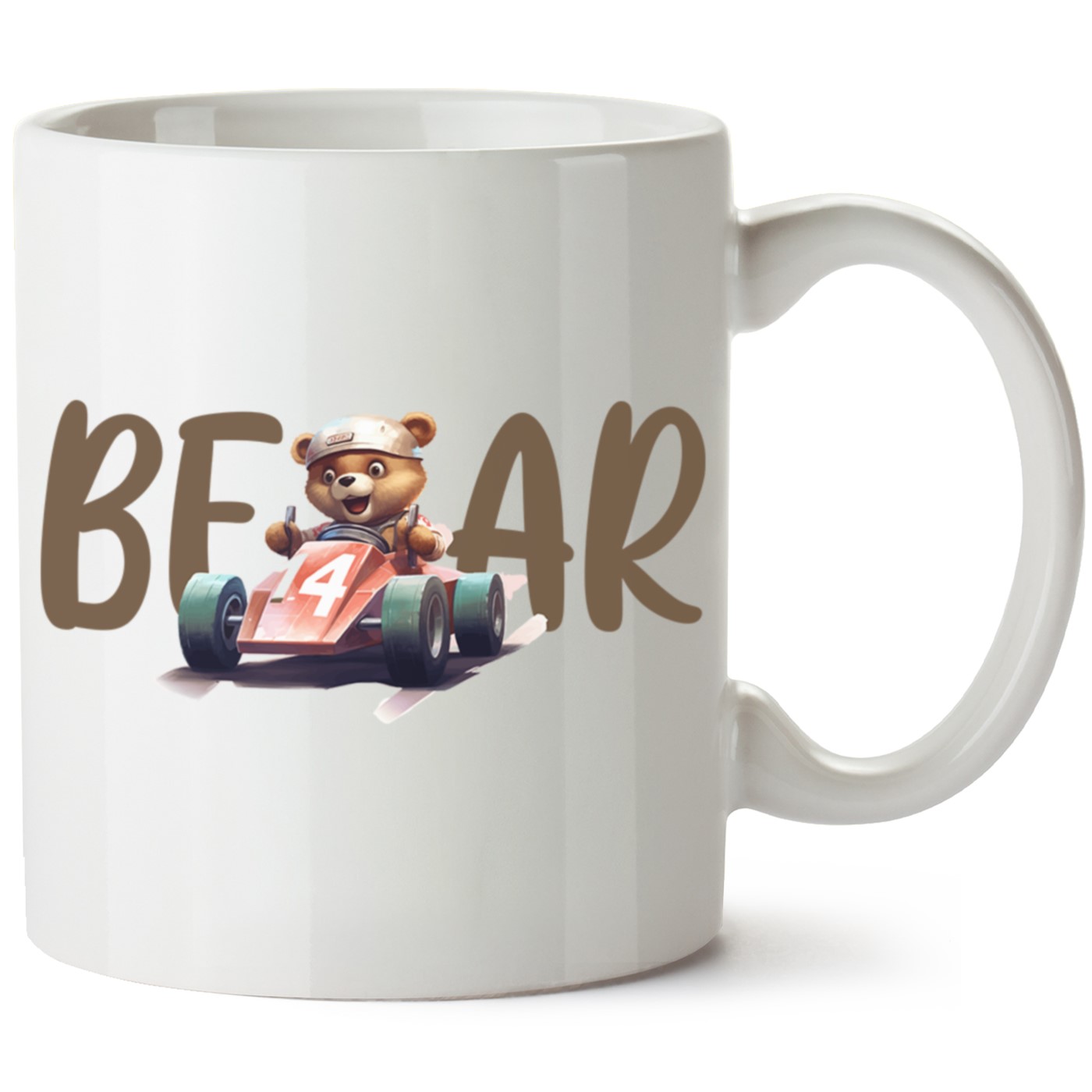 Ayıcık Baskılı Porselen Kupa Bardak