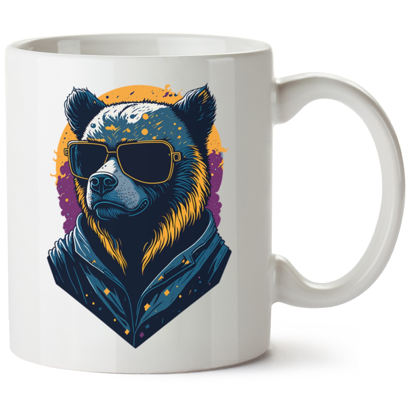 Ayıcık Baskılı Porselen Kupa Bardak