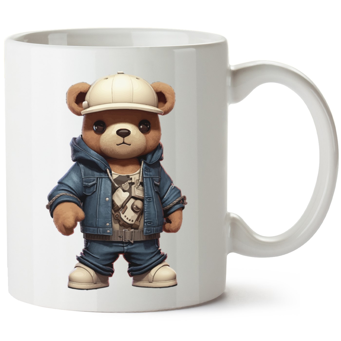 Ayıcık Baskılı Porselen Kupa Bardak