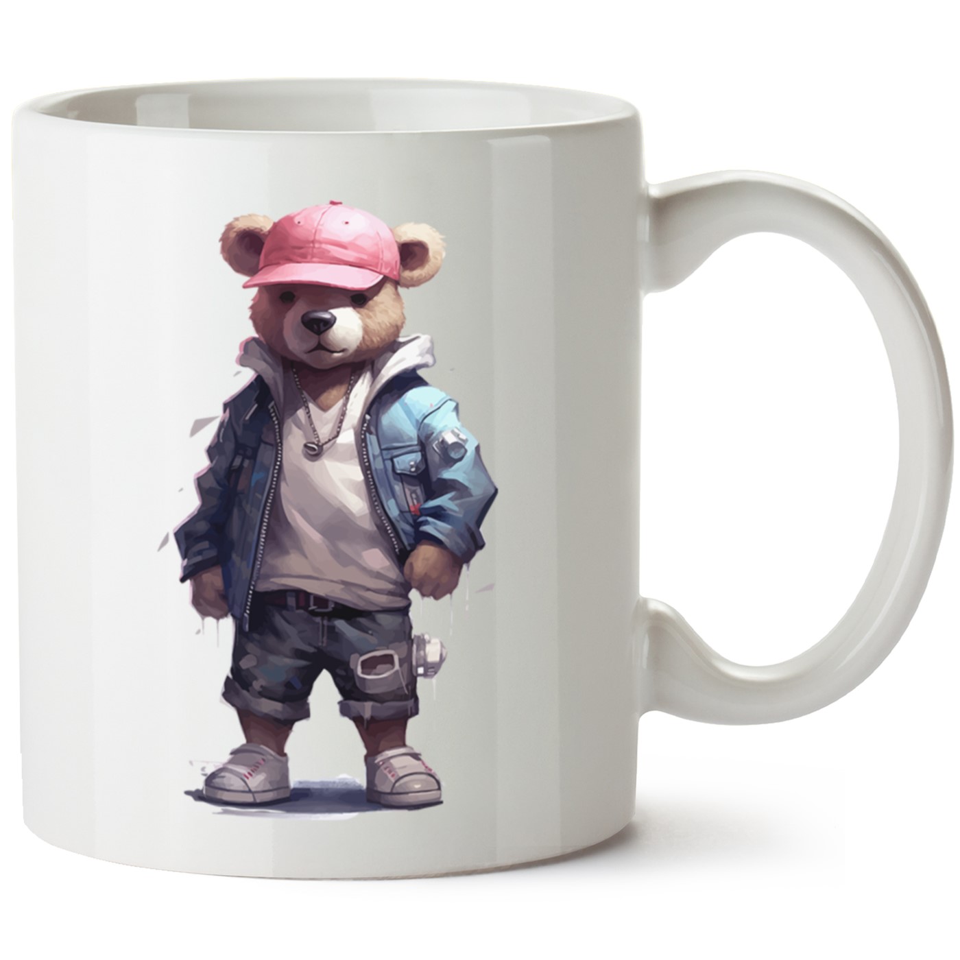 Ayıcık Baskılı Porselen Kupa Bardak