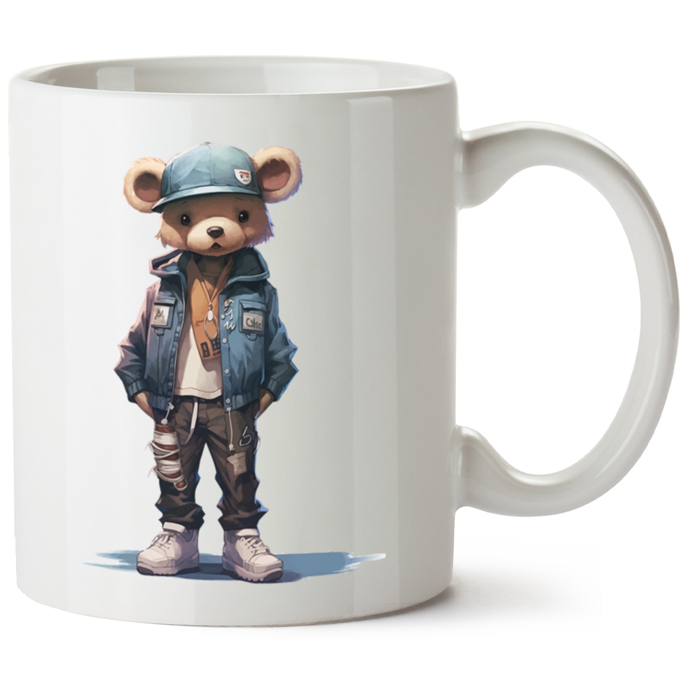 Ayıcık Baskılı Porselen Kupa Bardak