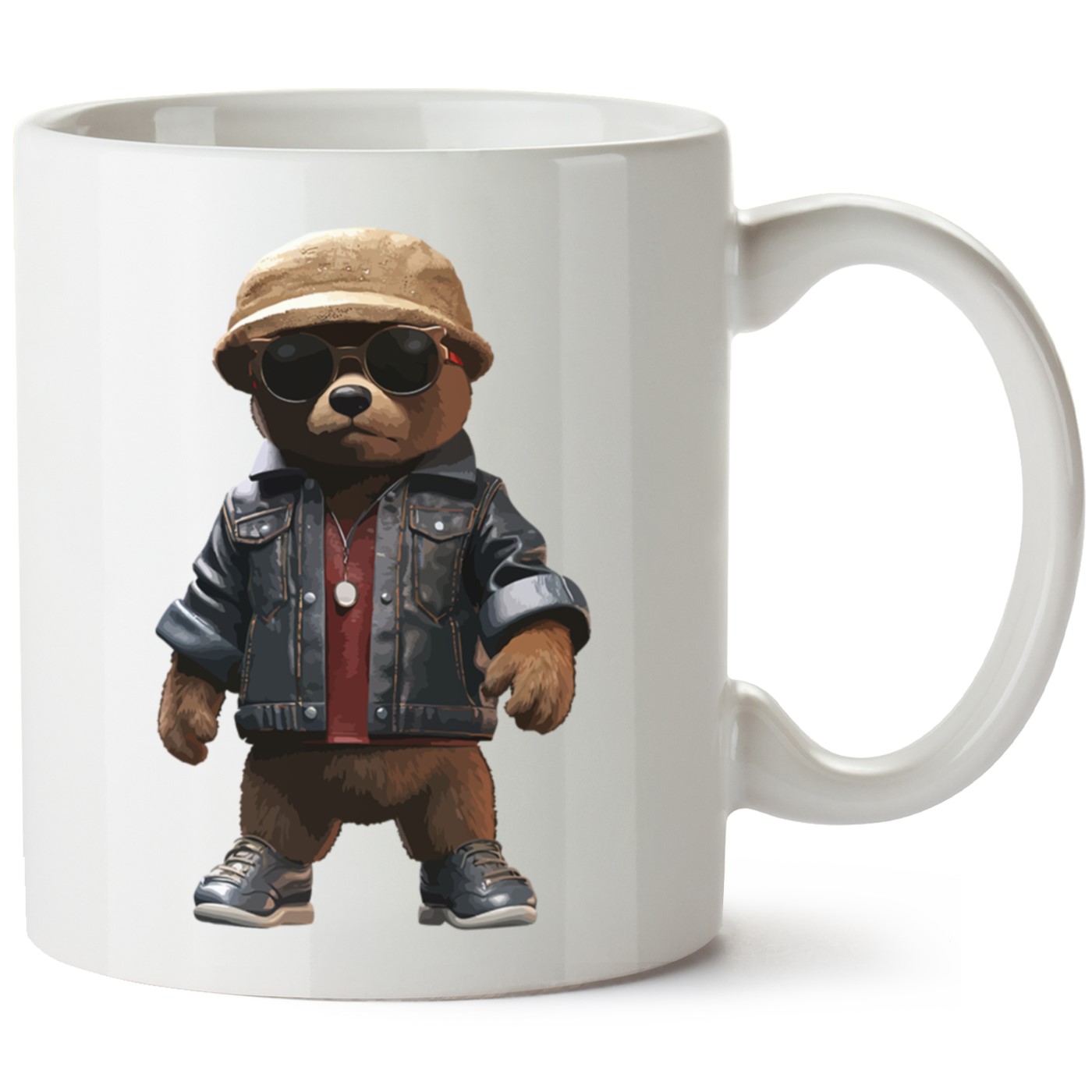 Ayıcık Baskılı Porselen Kupa Bardak