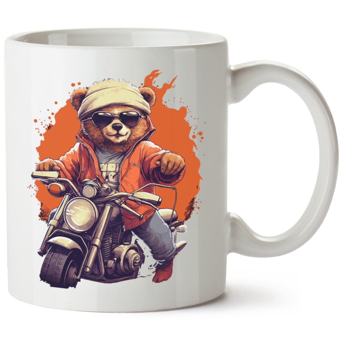 Ayıcık Baskılı Porselen Kupa Bardak