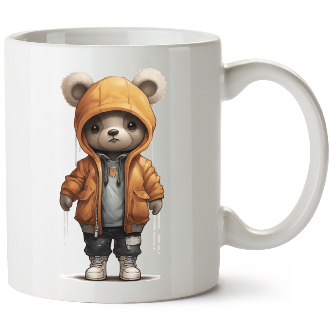 Ayıcık Baskılı Porselen Kupa Bardak