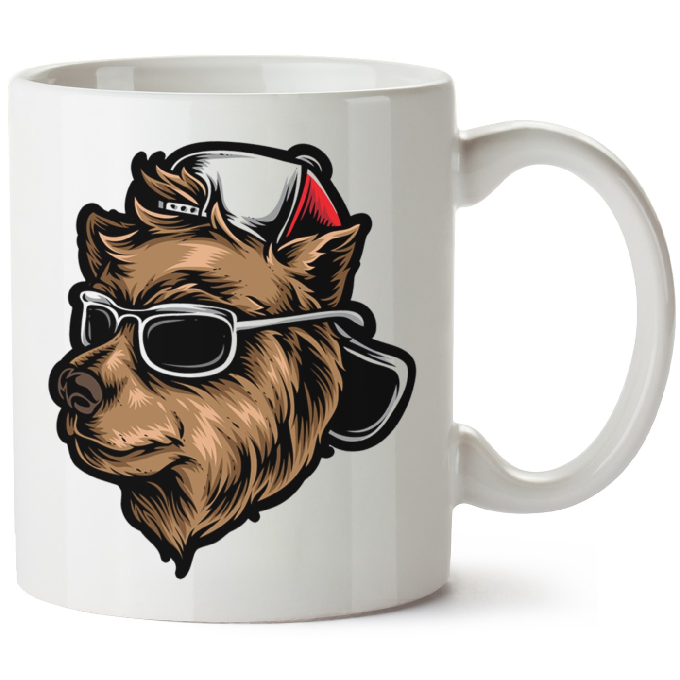 Ayıcık Baskılı Porselen Kupa Bardak