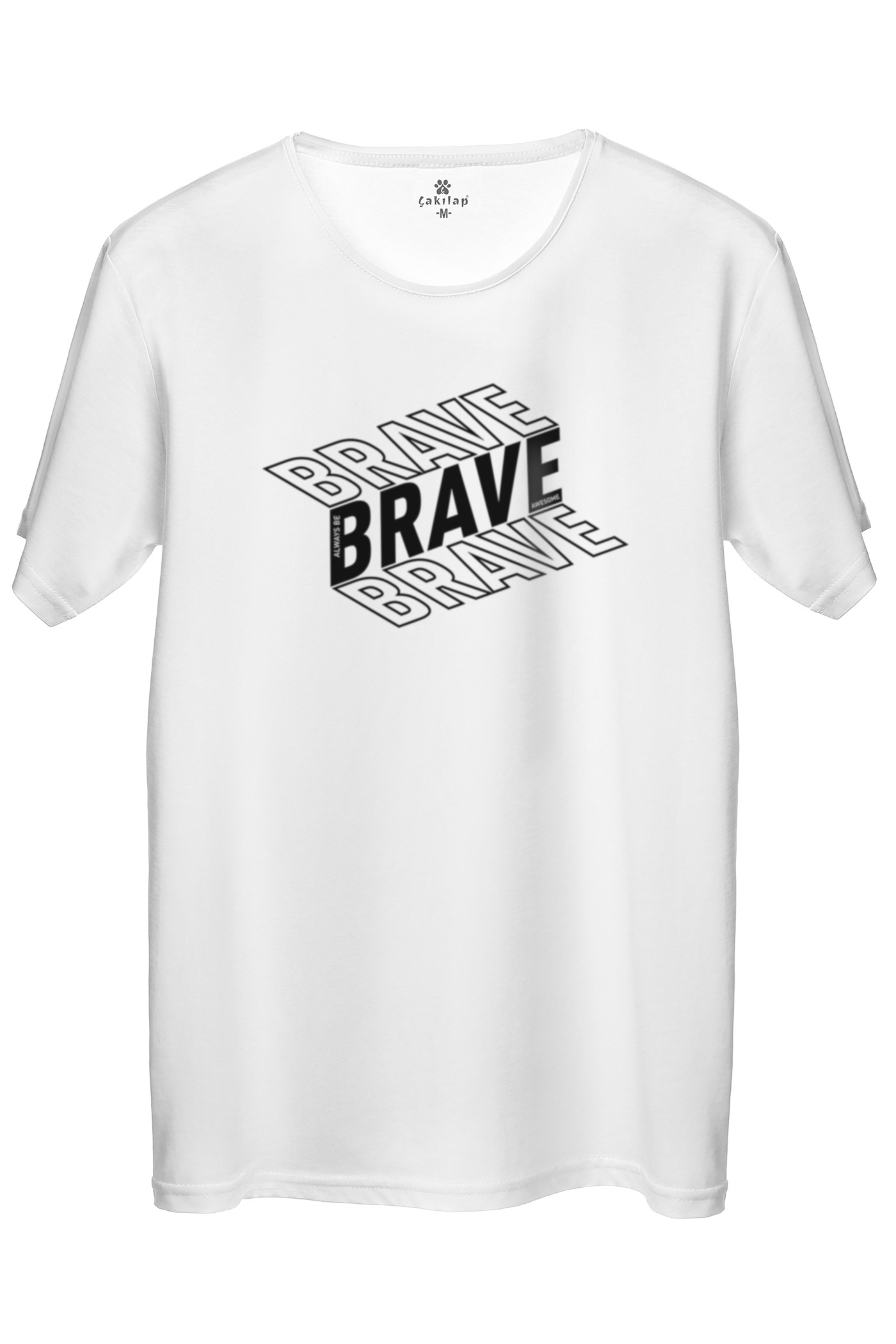 Brave  Baskılı Regular Tişört