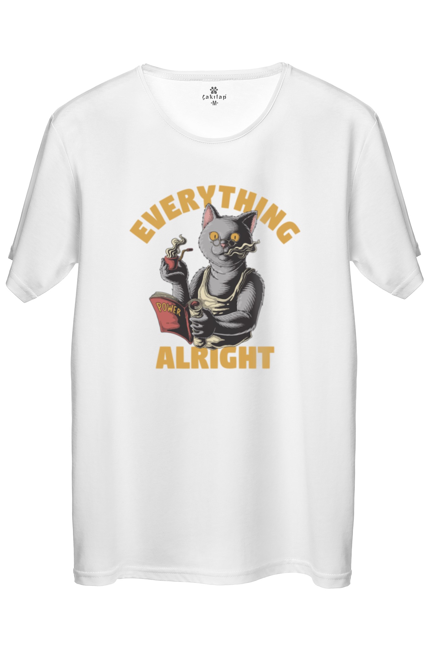 Every Theng Al Right  Baskılı Regular Tişört