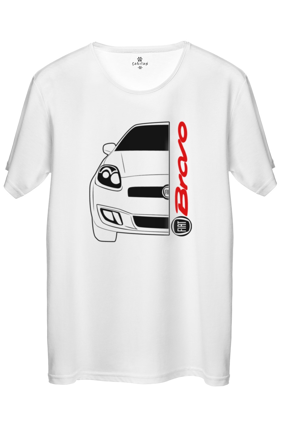 Fiat Bravo  Baskılı Regular Tişört