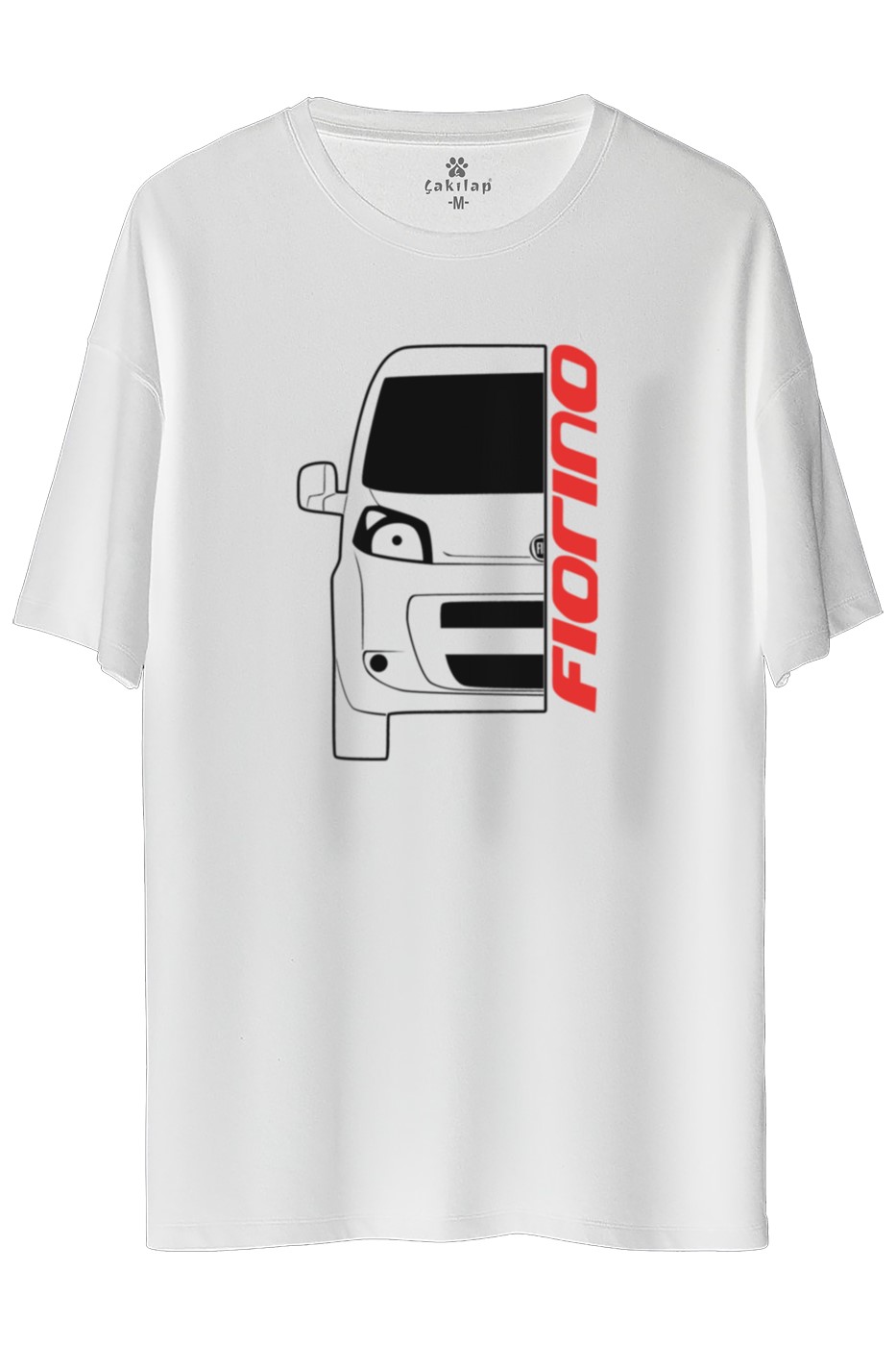 Fiat Fiorino  Baskılı Oversize Tişört