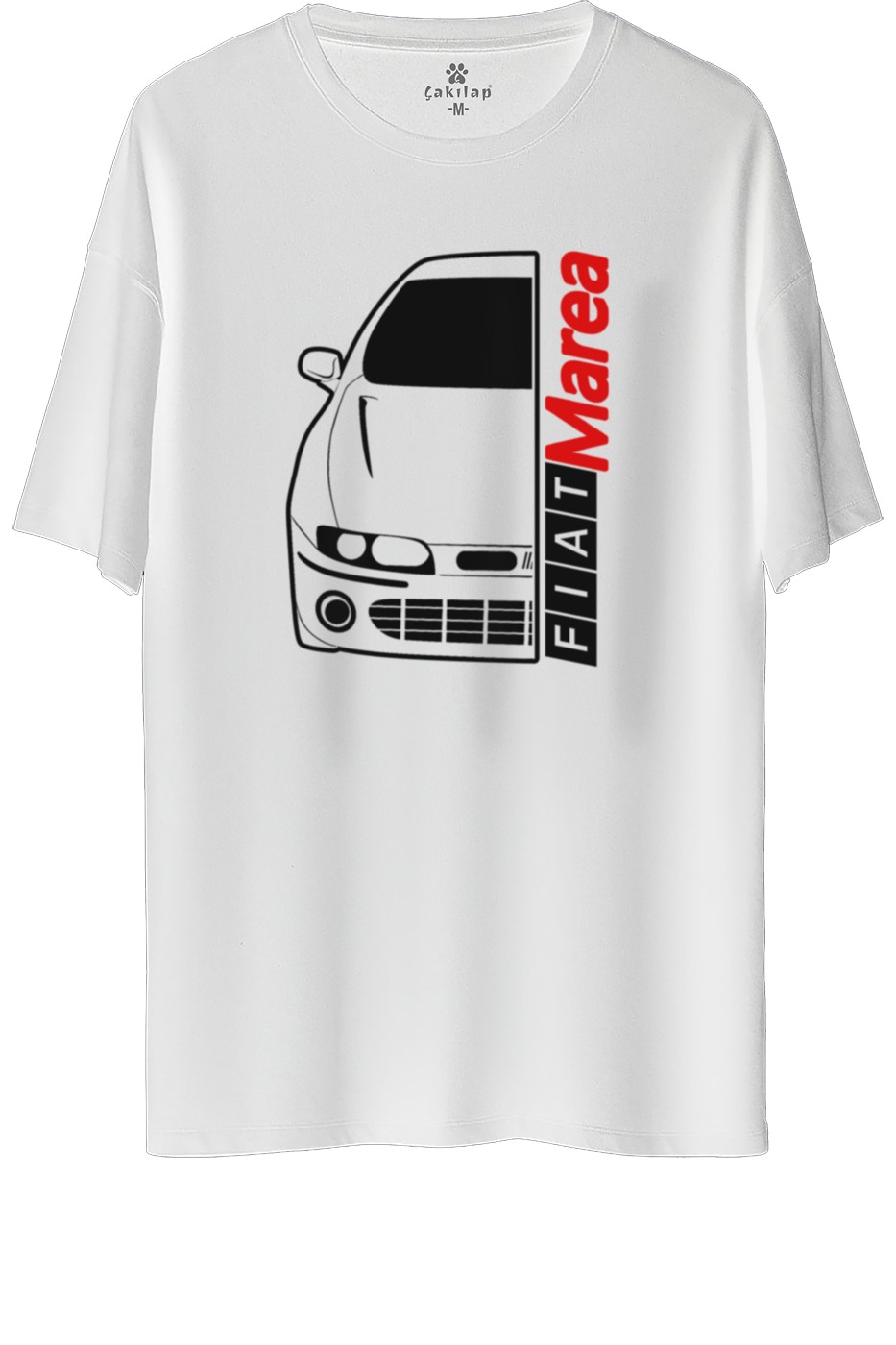 Fiat Marea  Baskılı Oversize Tişört