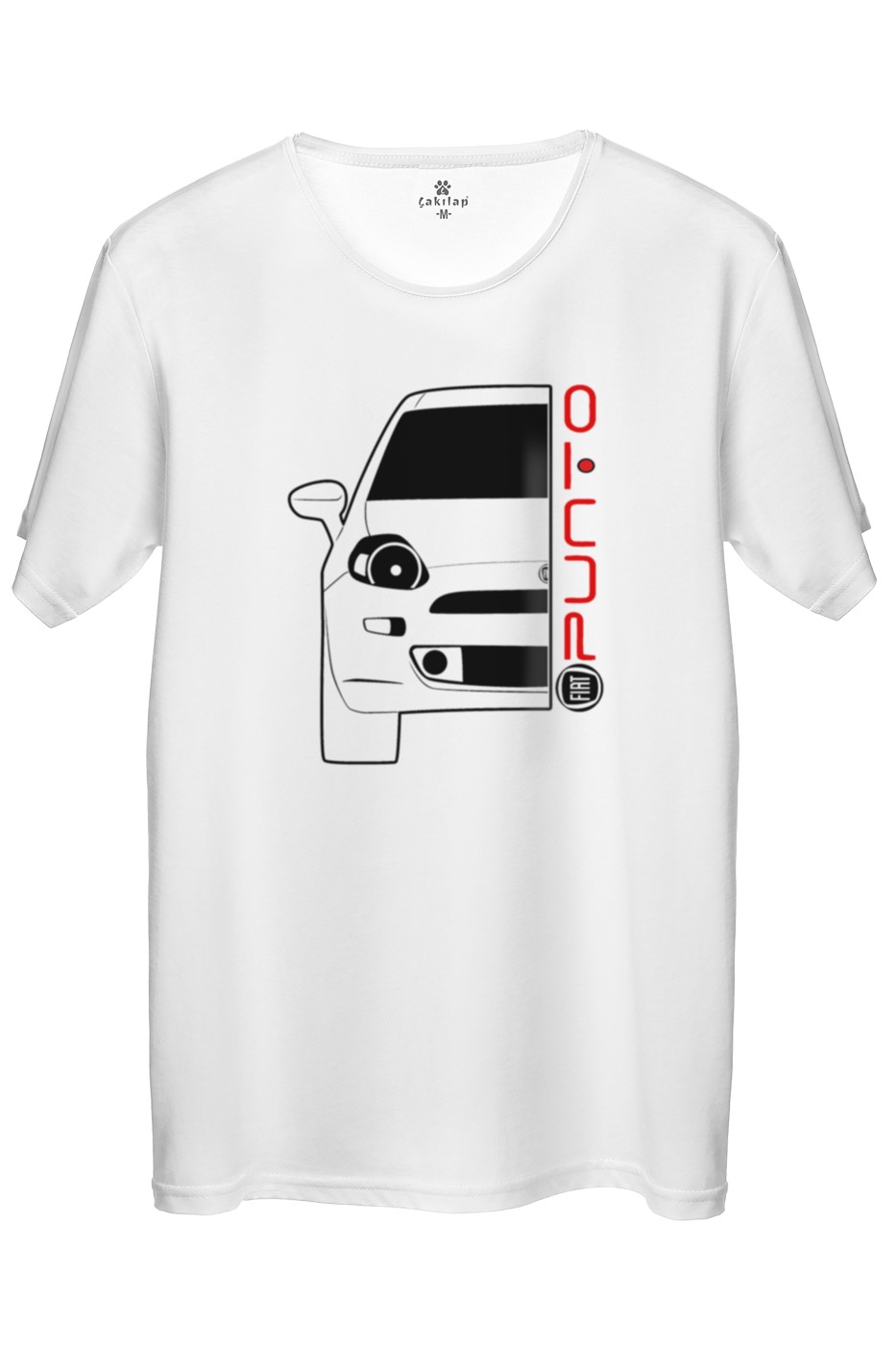 Fiat Punto  Baskılı Regular Tişört