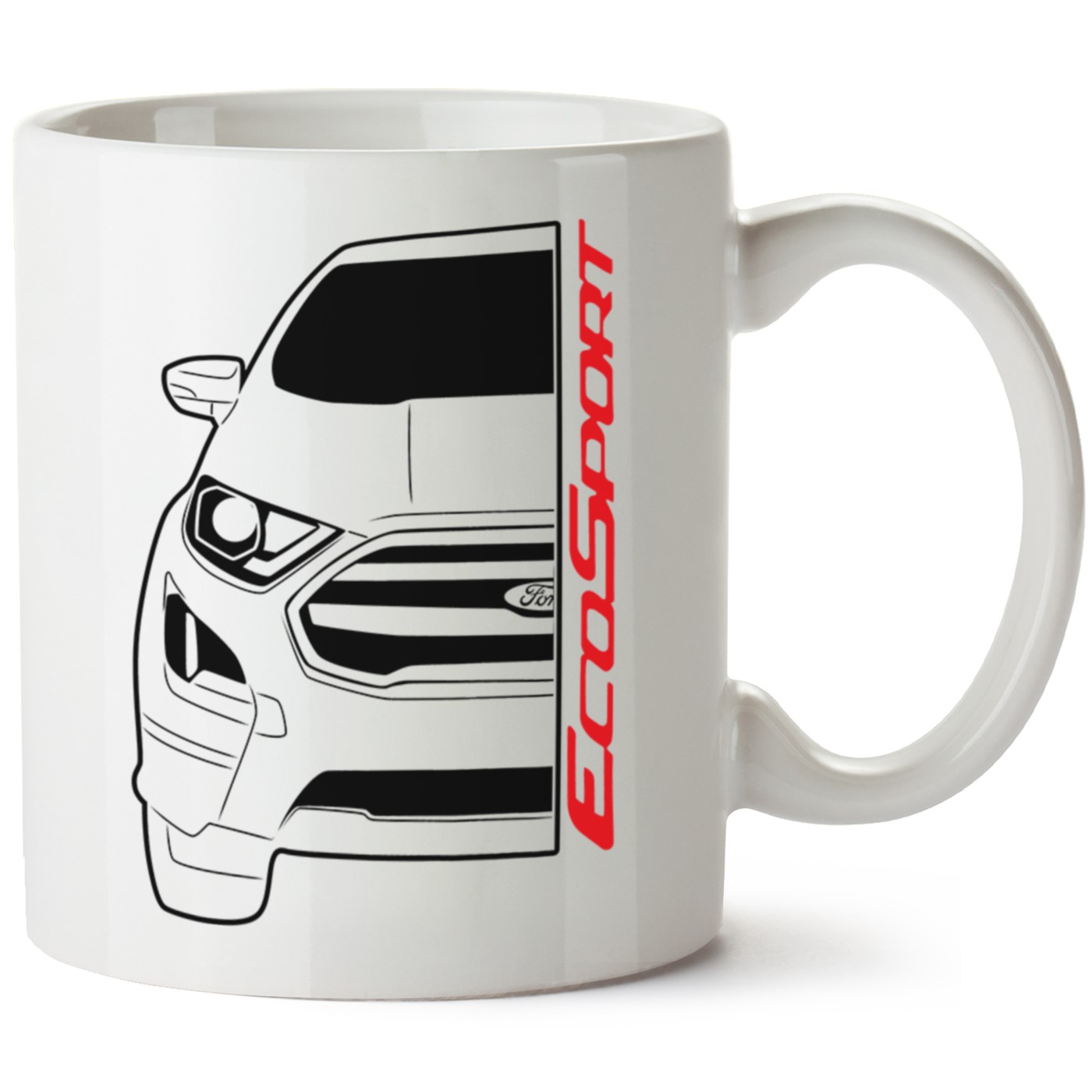 Ford ecosport Baskılı Porselen Kupa Bardak