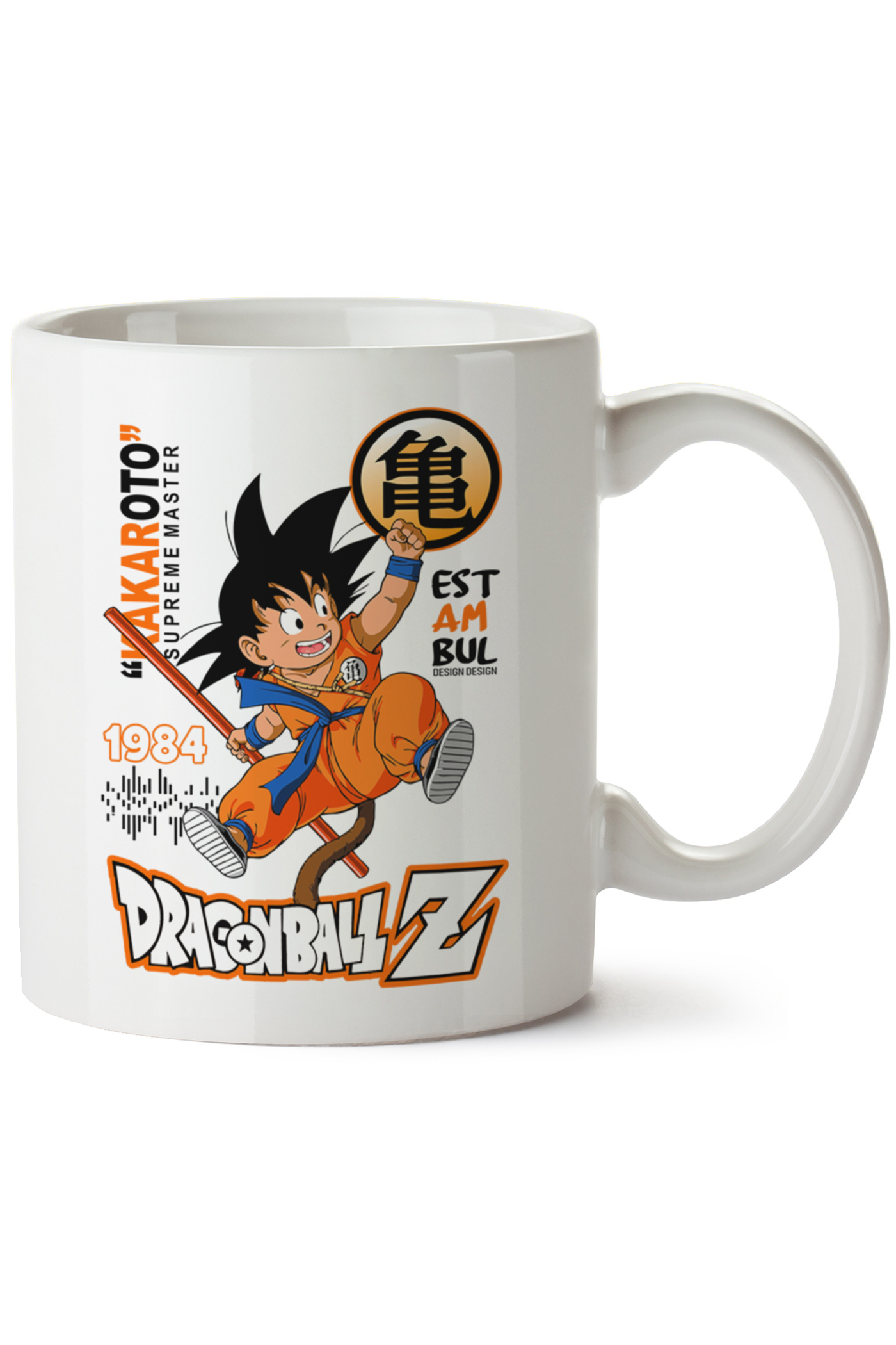 goku Baskılı Porselen Kupa Bardak