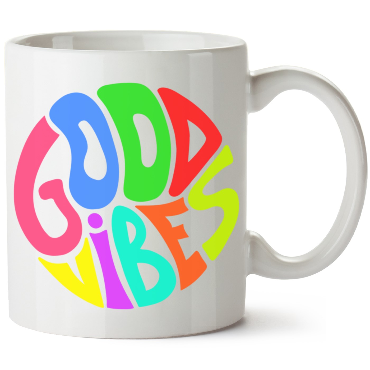 Good Vibes Baskılı Porselen Kupa Bardak