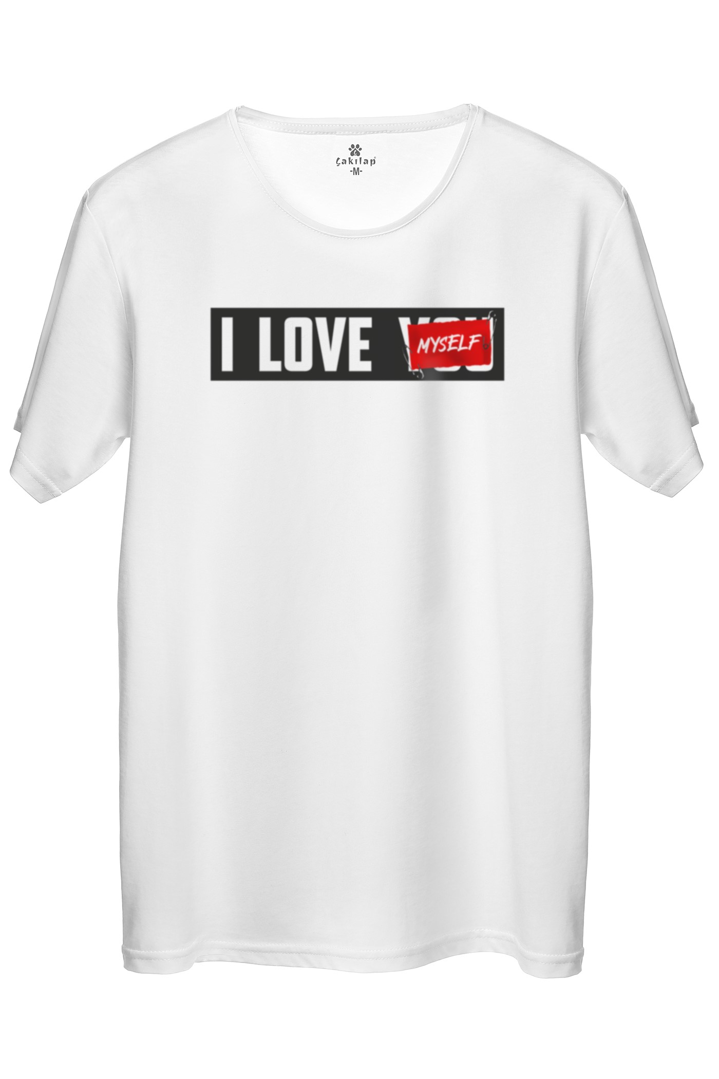 İ Love You My Self  Baskılı Regular Tişört