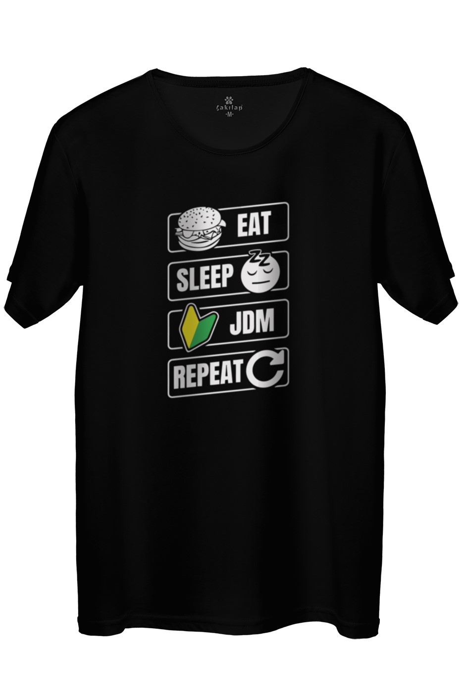 jdm Repeat Baskılı Regular Tişört