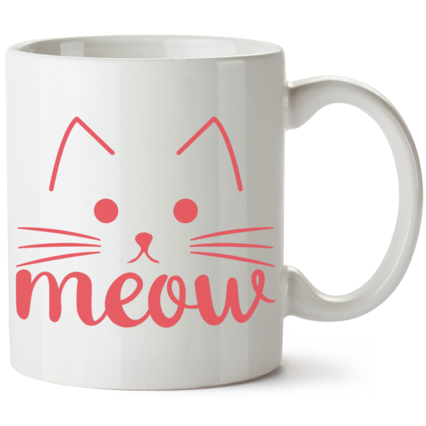 Kedi Baskılı Porselen Kupa Bardak