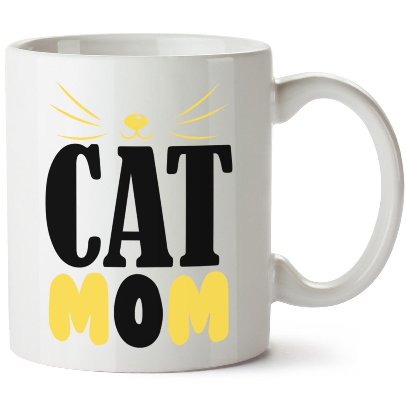 Kedi Baskılı Porselen Kupa Bardak