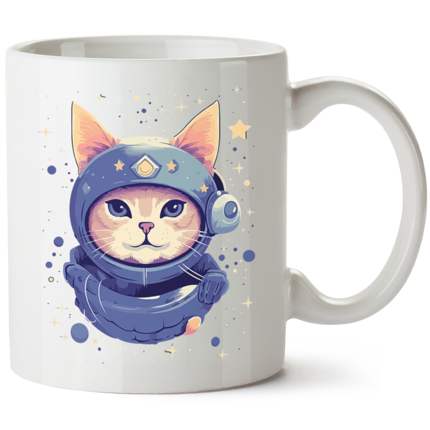 Kedi Baskılı Porselen Kupa Bardak