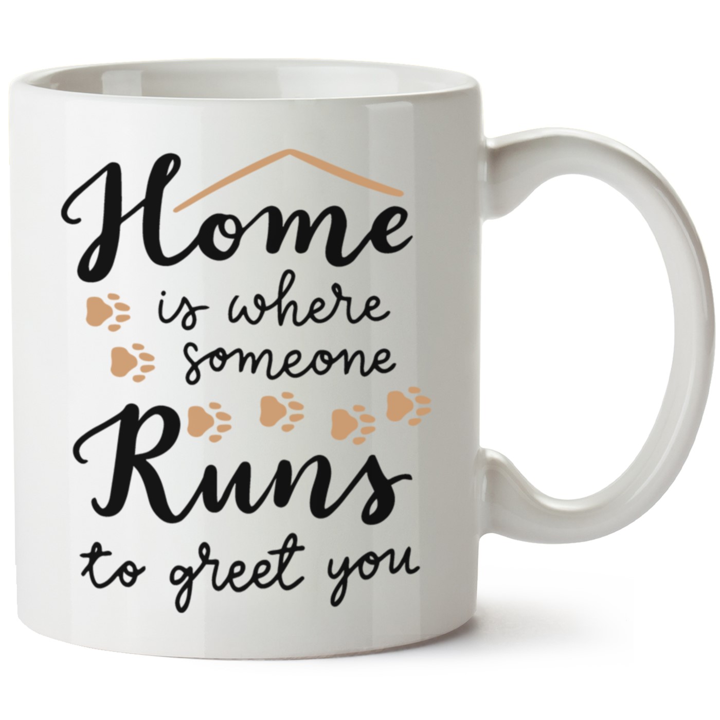 Köpek Baskılı Porselen Kupa Bardak