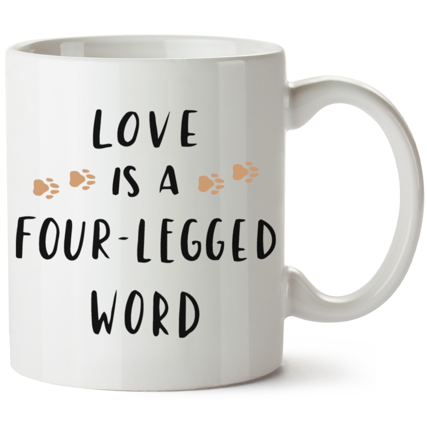 Köpek Baskılı Porselen Kupa Bardak