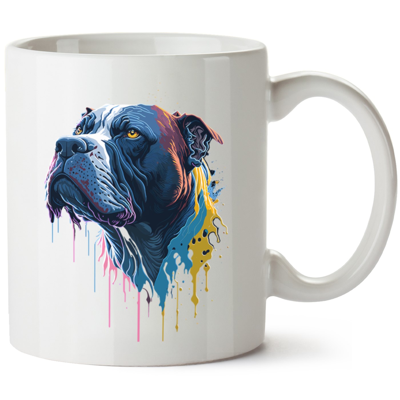 Köpek Baskılı Porselen Kupa Bardak