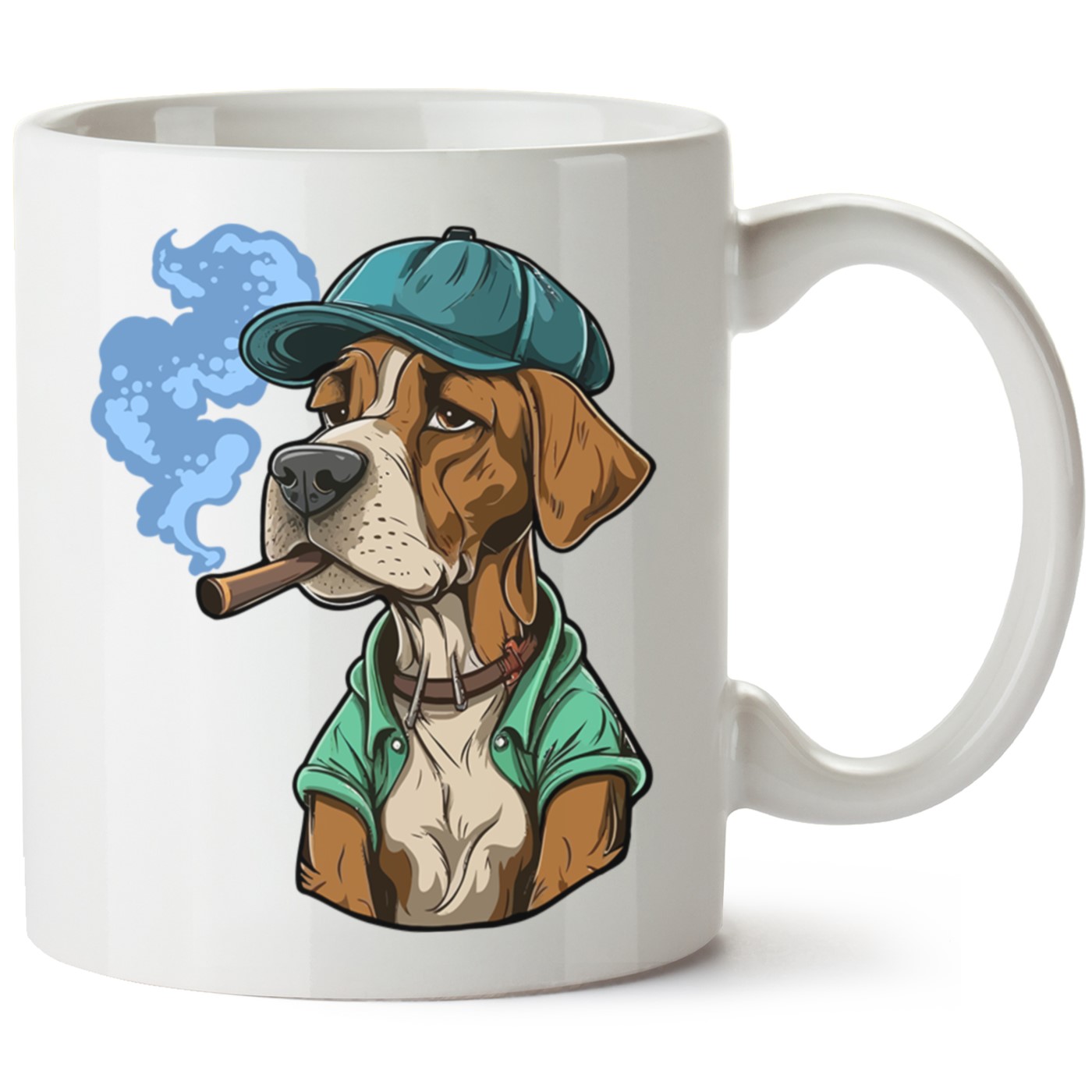 Köpek Baskılı Porselen Kupa Bardak