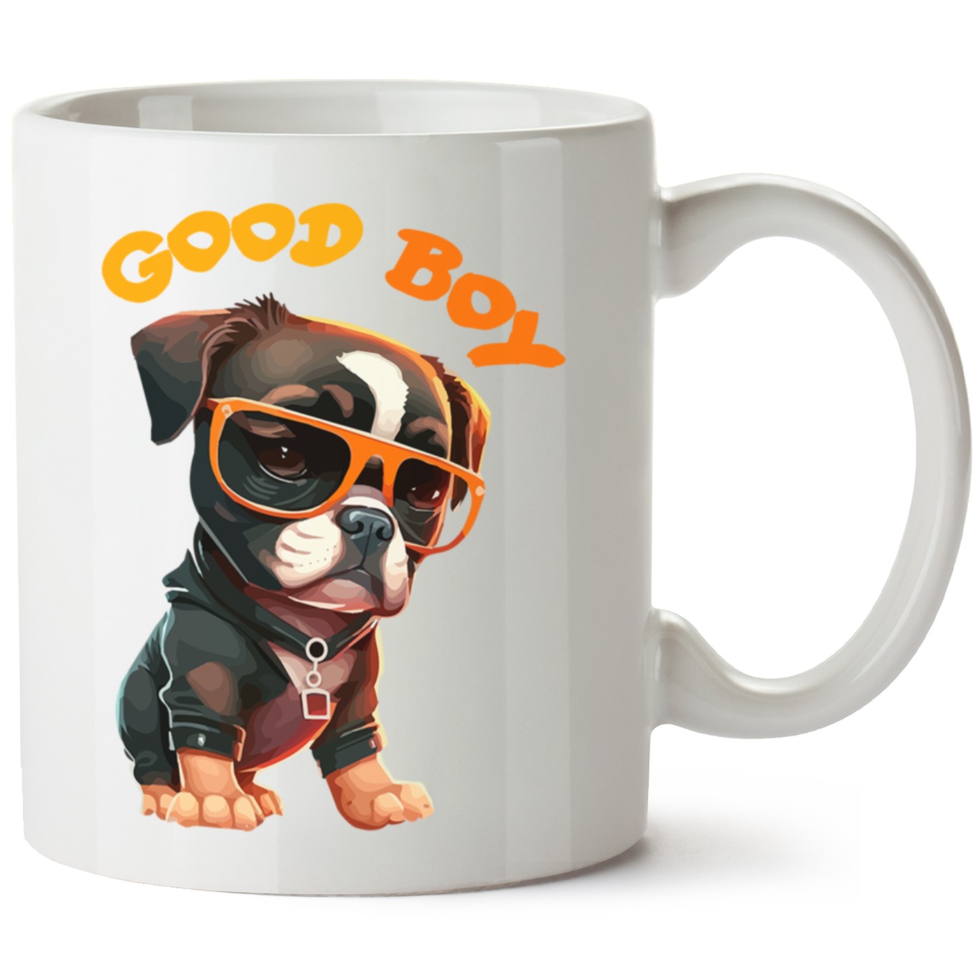 Köpek Baskılı Porselen Kupa Bardak