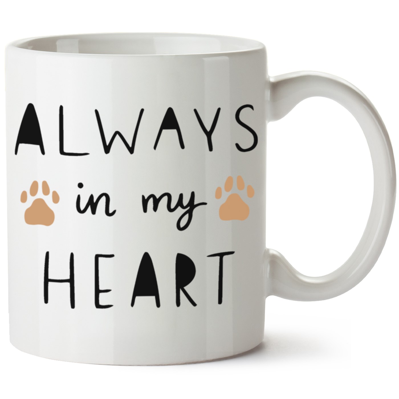 Köpek Baskılı Porselen Kupa Bardak