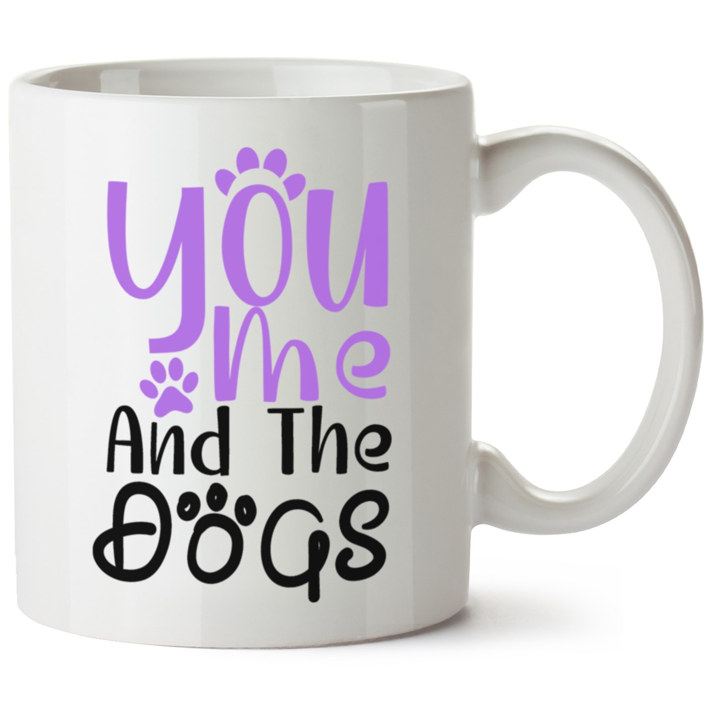 Köpek Baskılı Porselen Kupa Bardak