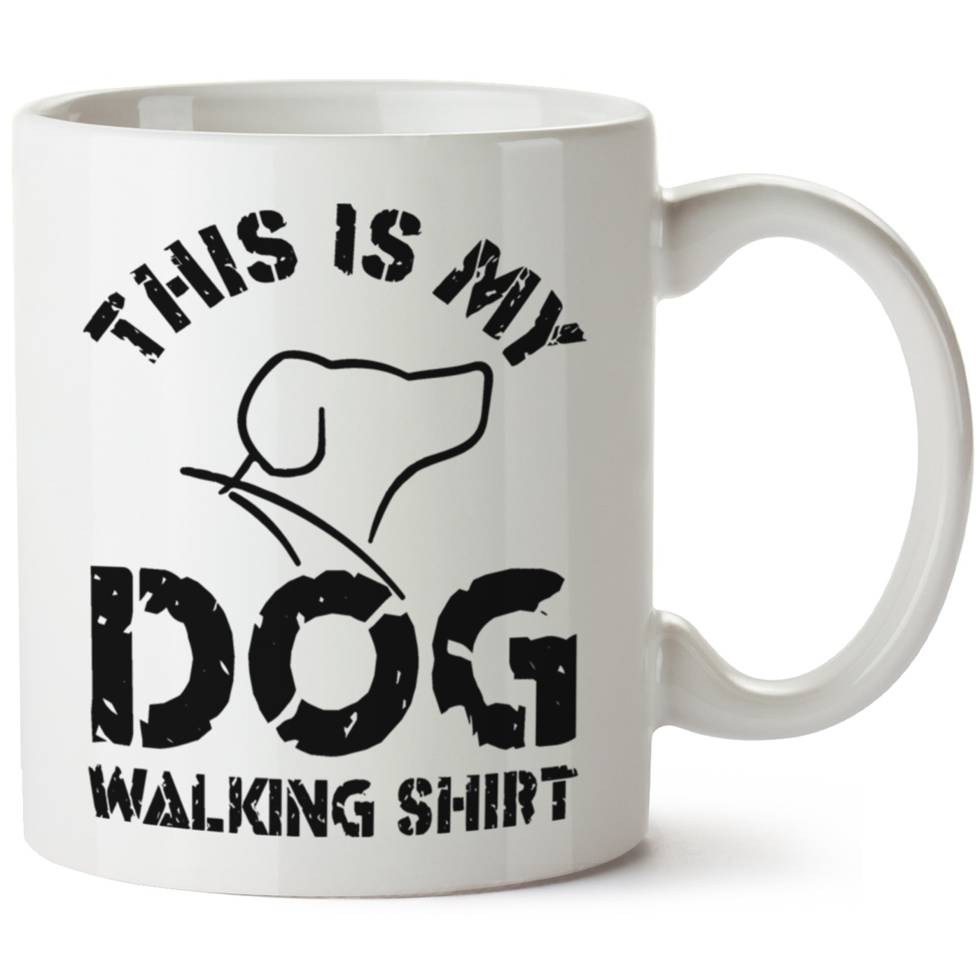 Köpek Baskılı Porselen Kupa Bardak