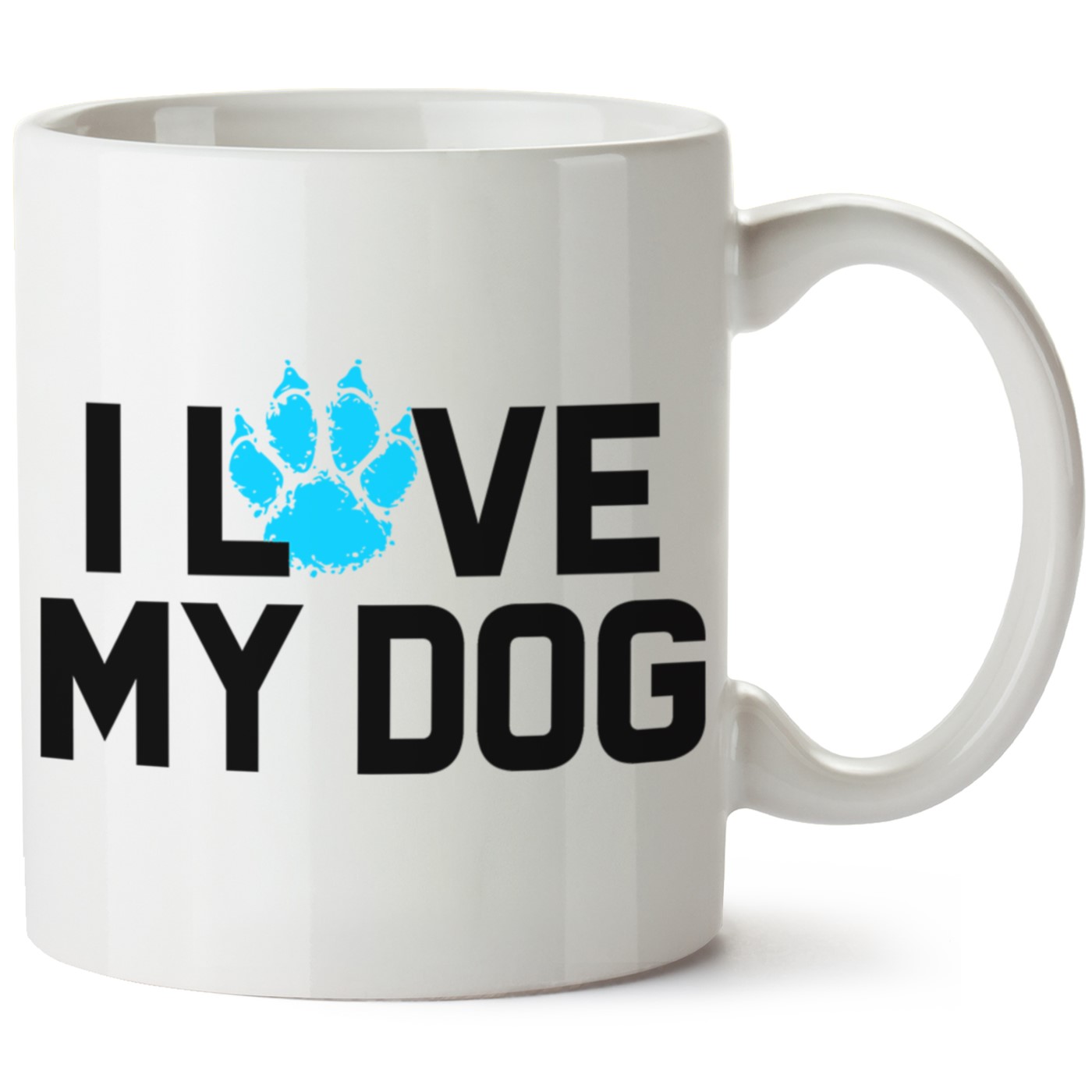 Köpek Baskılı Porselen Kupa Bardak