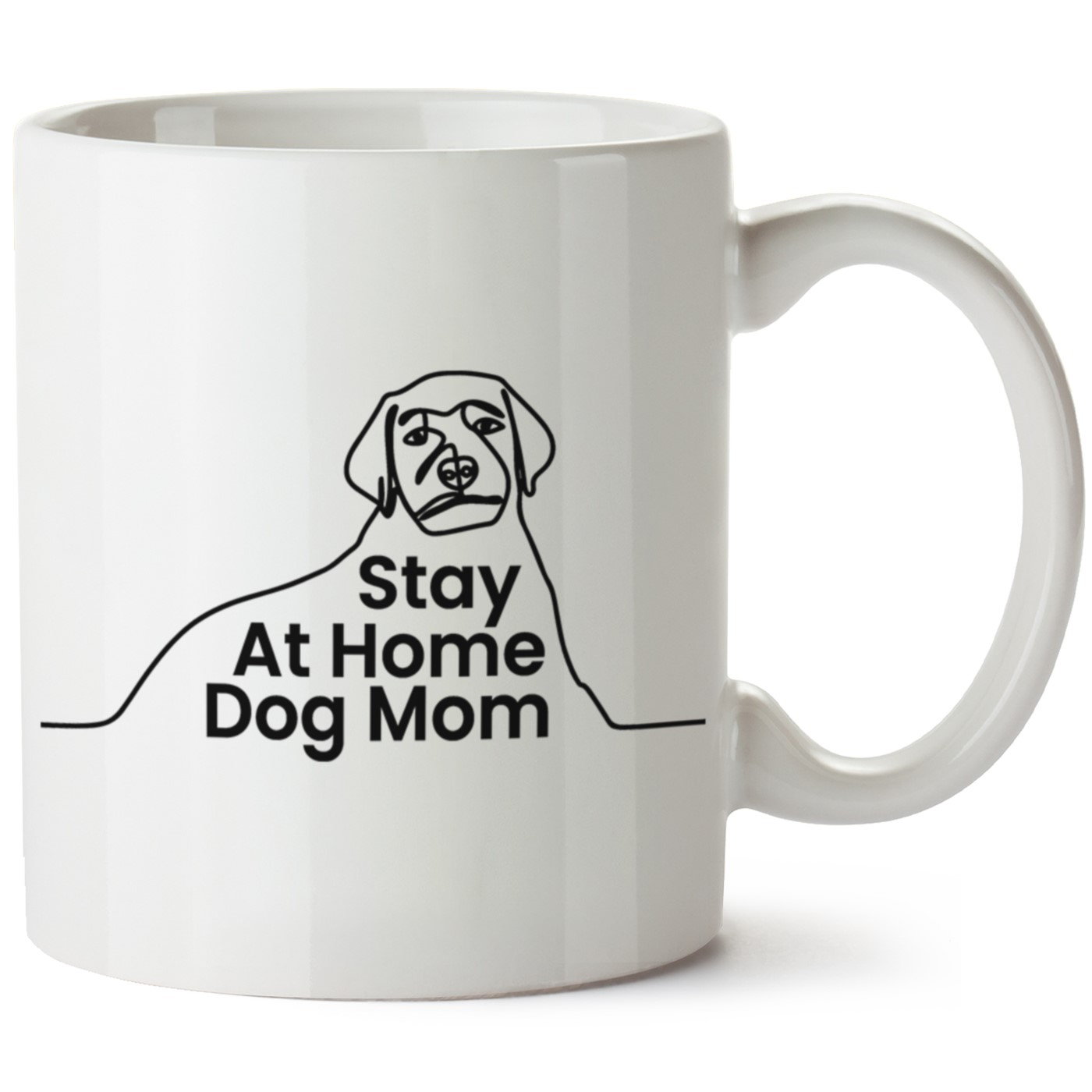 Köpek Baskılı Porselen Kupa Bardak