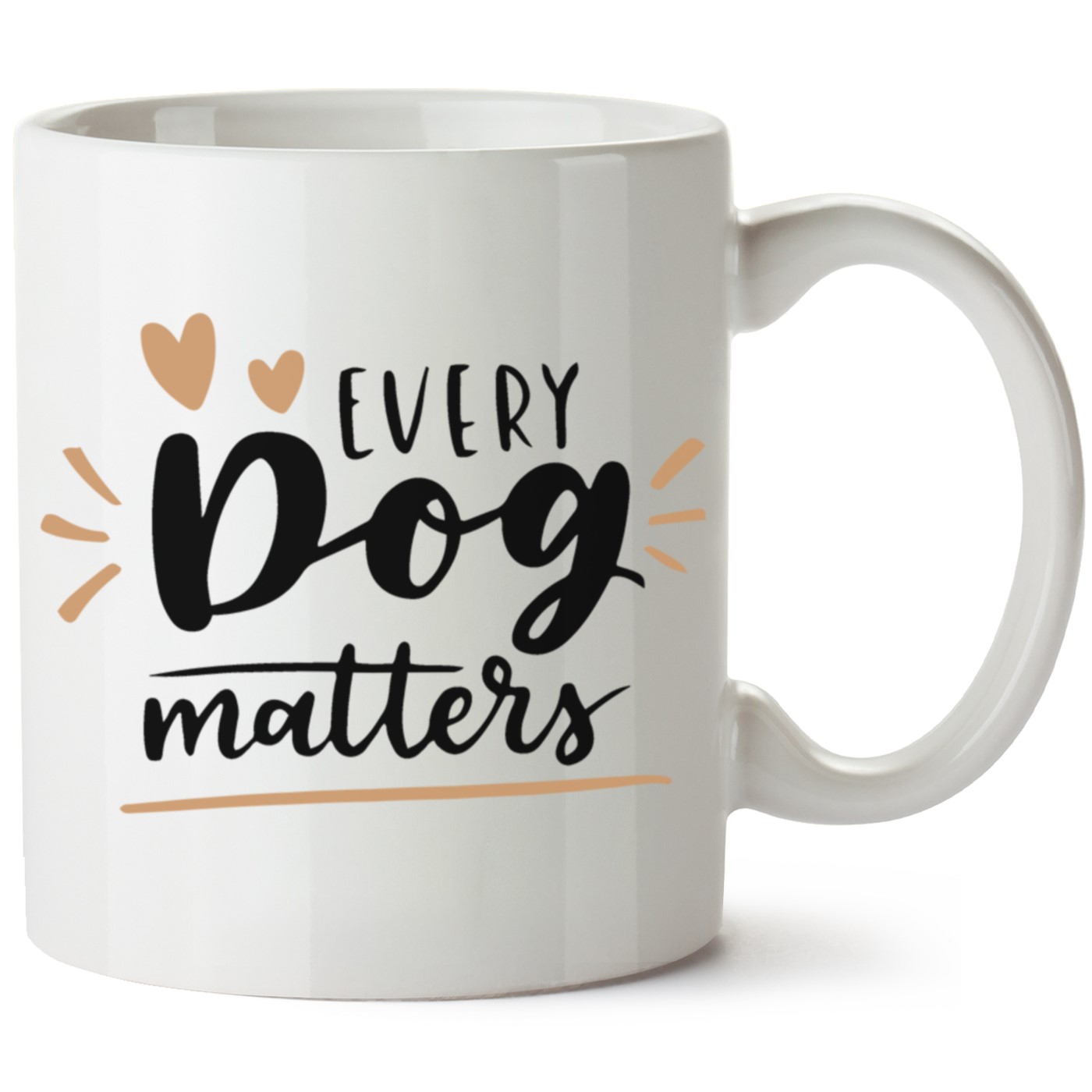 Köpek Baskılı Porselen Kupa Bardak