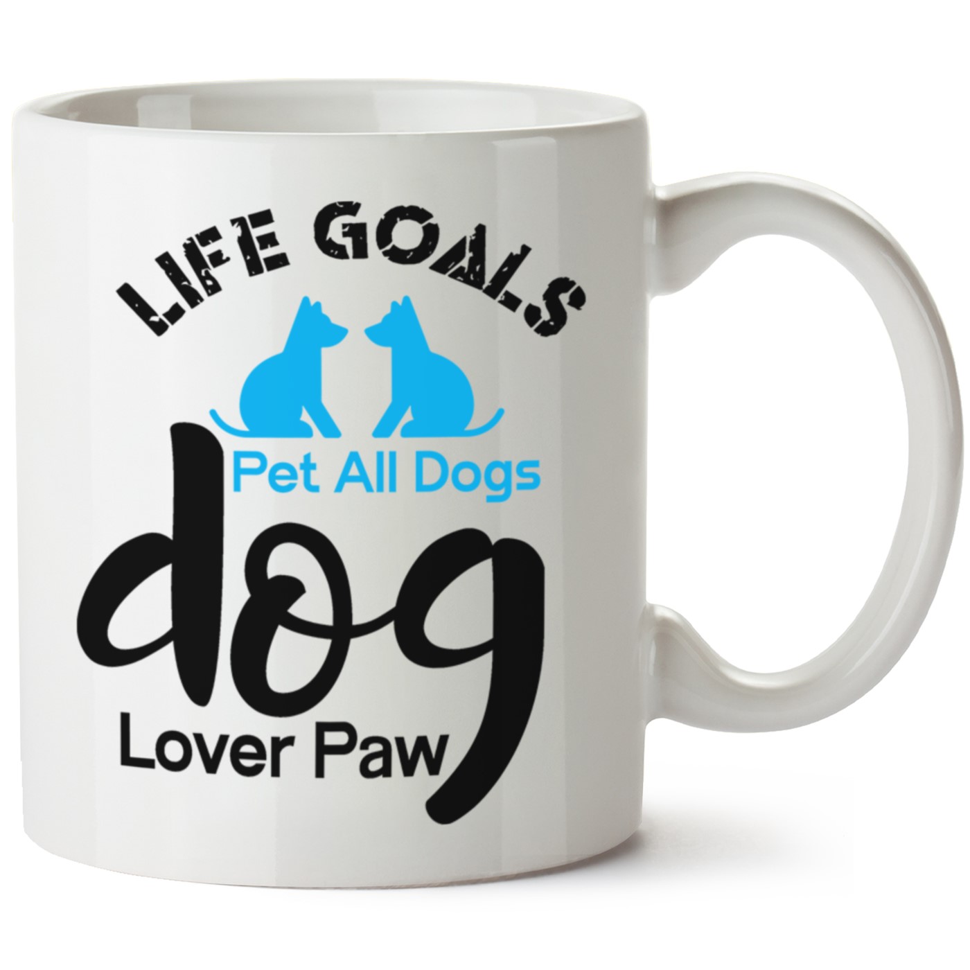 Köpek Baskılı Porselen Kupa Bardak