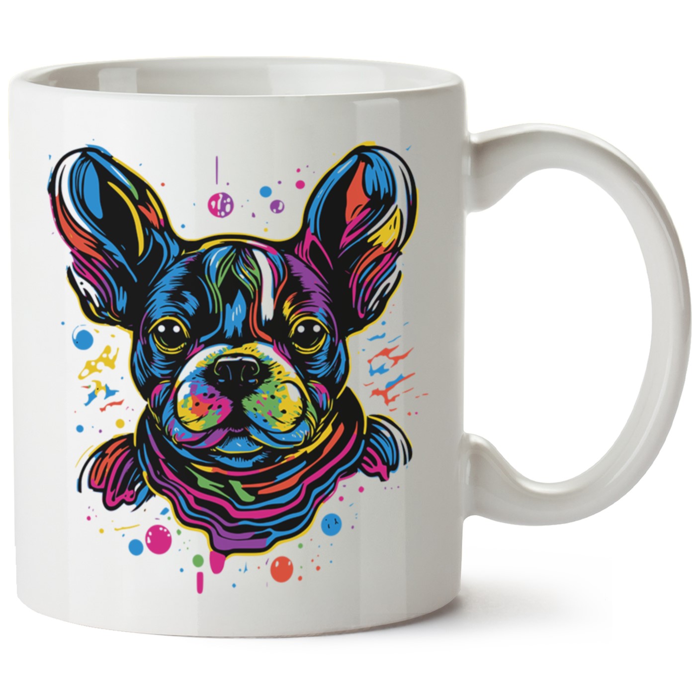 Köpek Baskılı Porselen Kupa Bardak