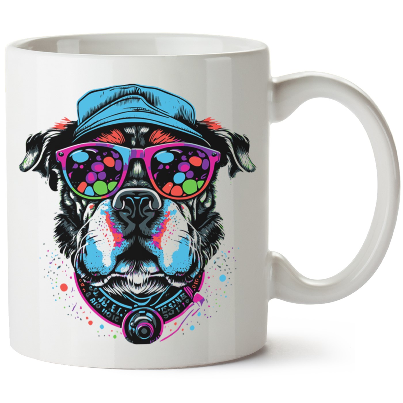 Köpek Baskılı Porselen Kupa Bardak