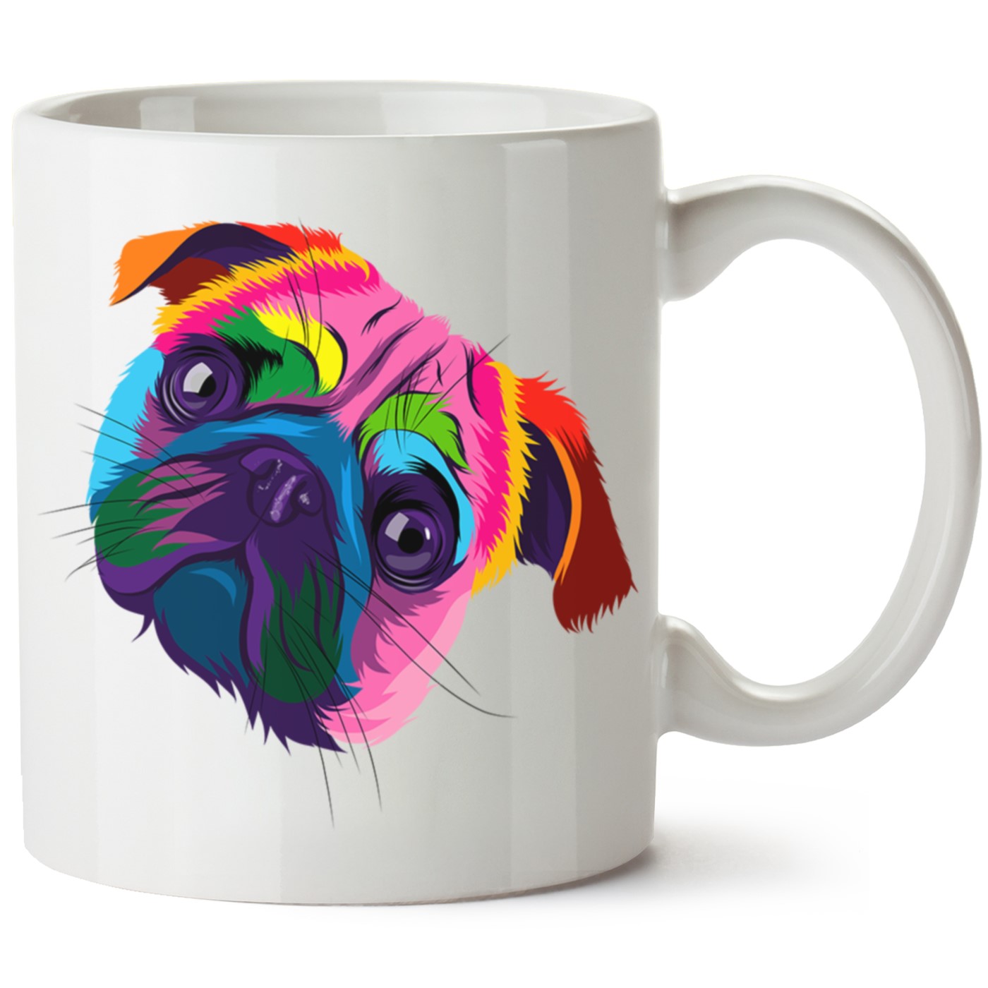 Köpek Baskılı Porselen Kupa Bardak