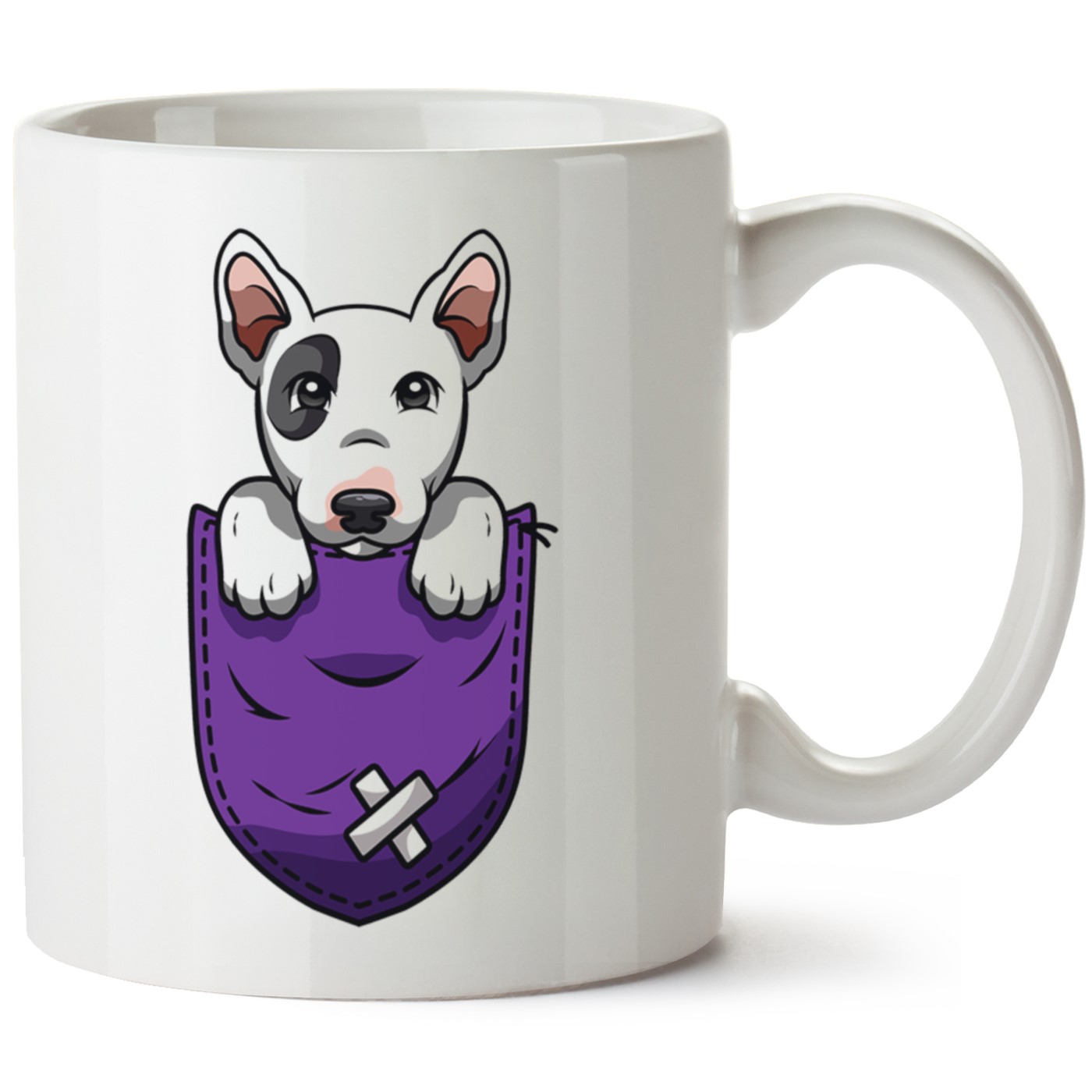 Köpek Baskılı Porselen Kupa Bardak