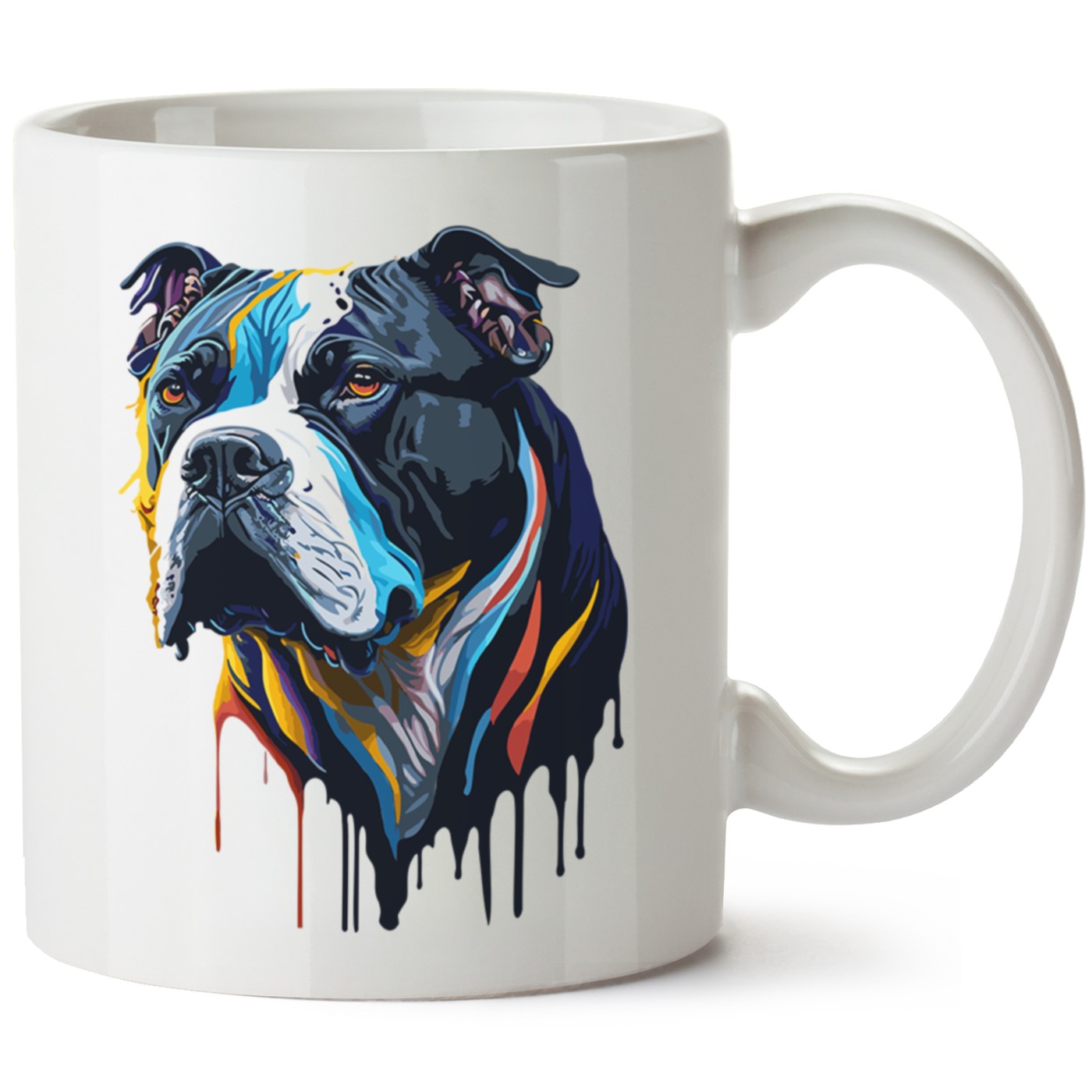 Köpek Baskılı Porselen Kupa Bardak