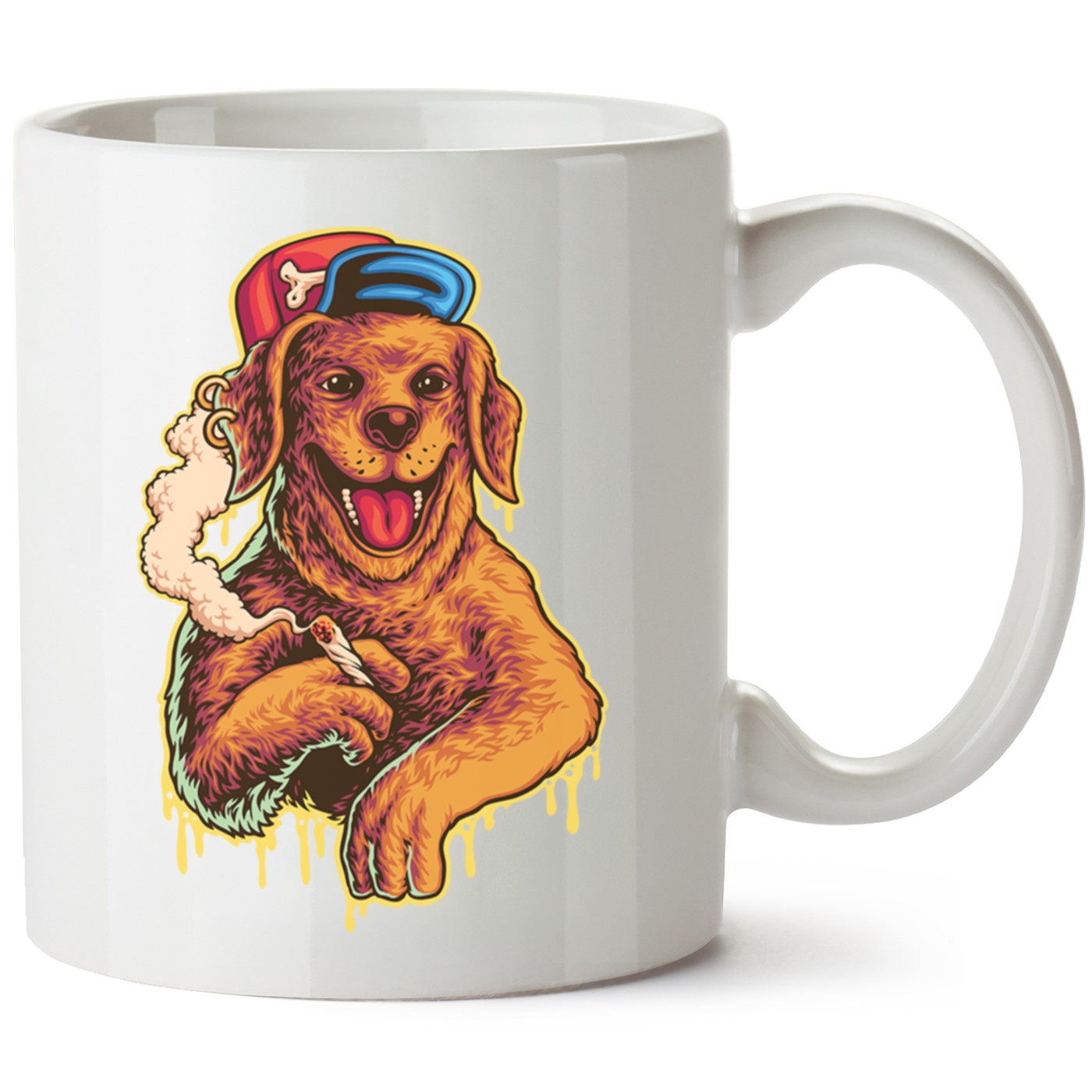 Köpek Baskılı Porselen Kupa Bardak