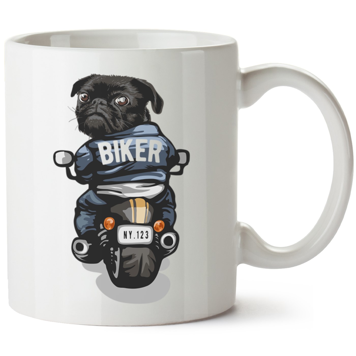 Köpek Baskılı Porselen Kupa Bardak