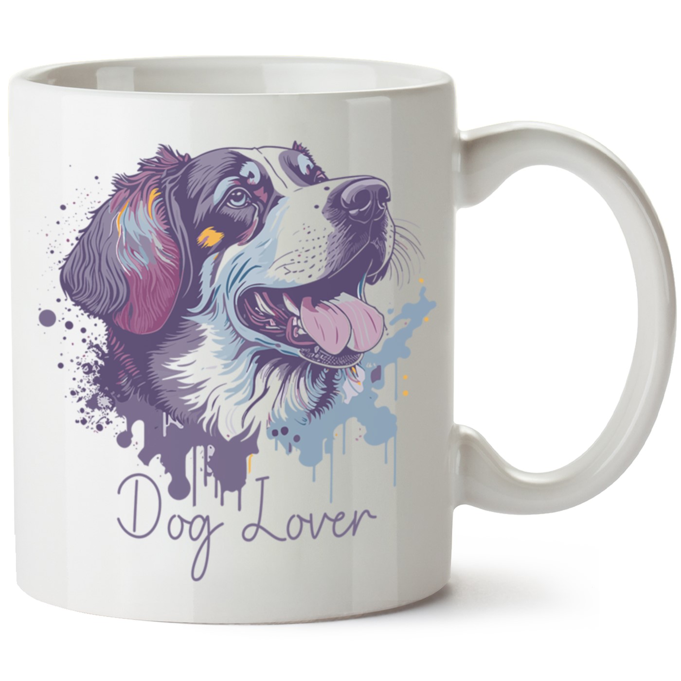 Köpek Baskılı Porselen Kupa Bardak