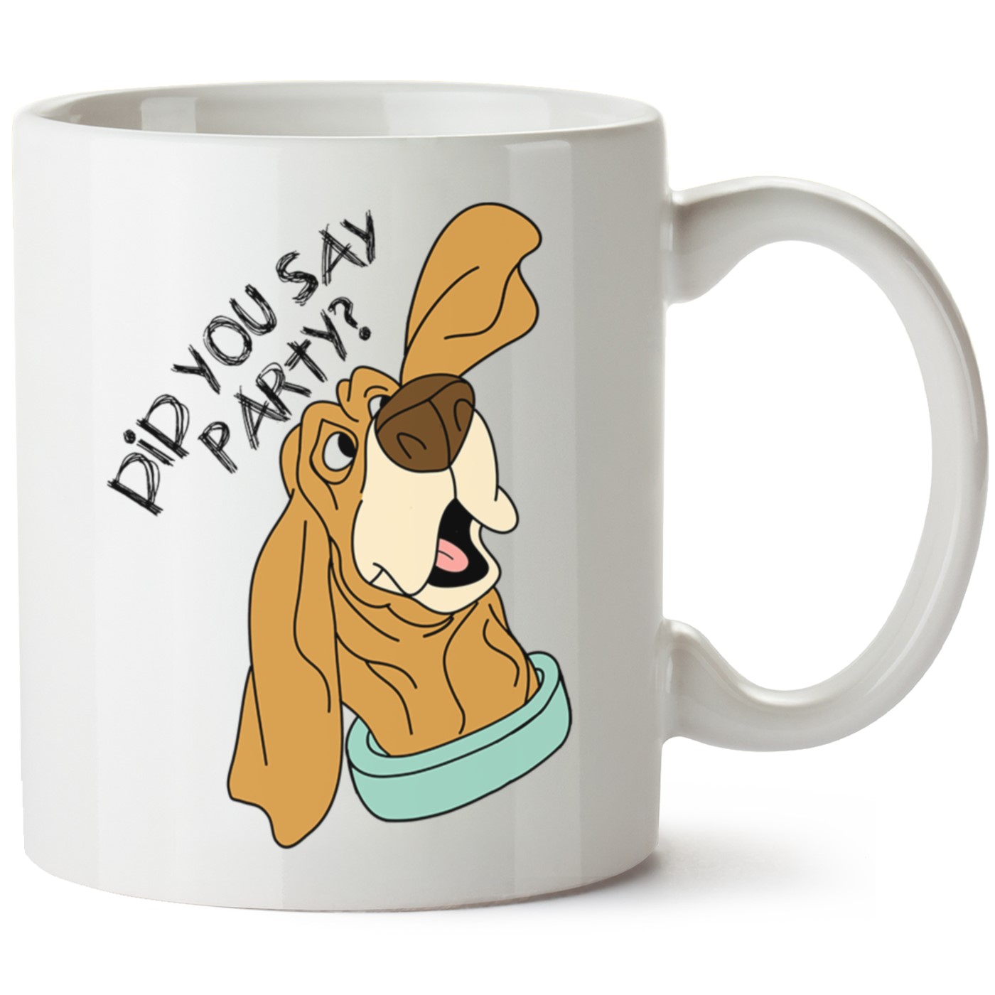 Köpek Baskılı Porselen Kupa Bardak