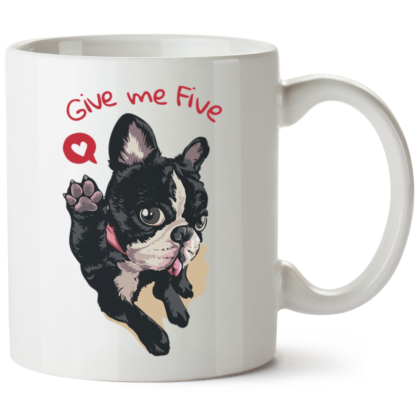 Köpek Baskılı Porselen Kupa Bardak