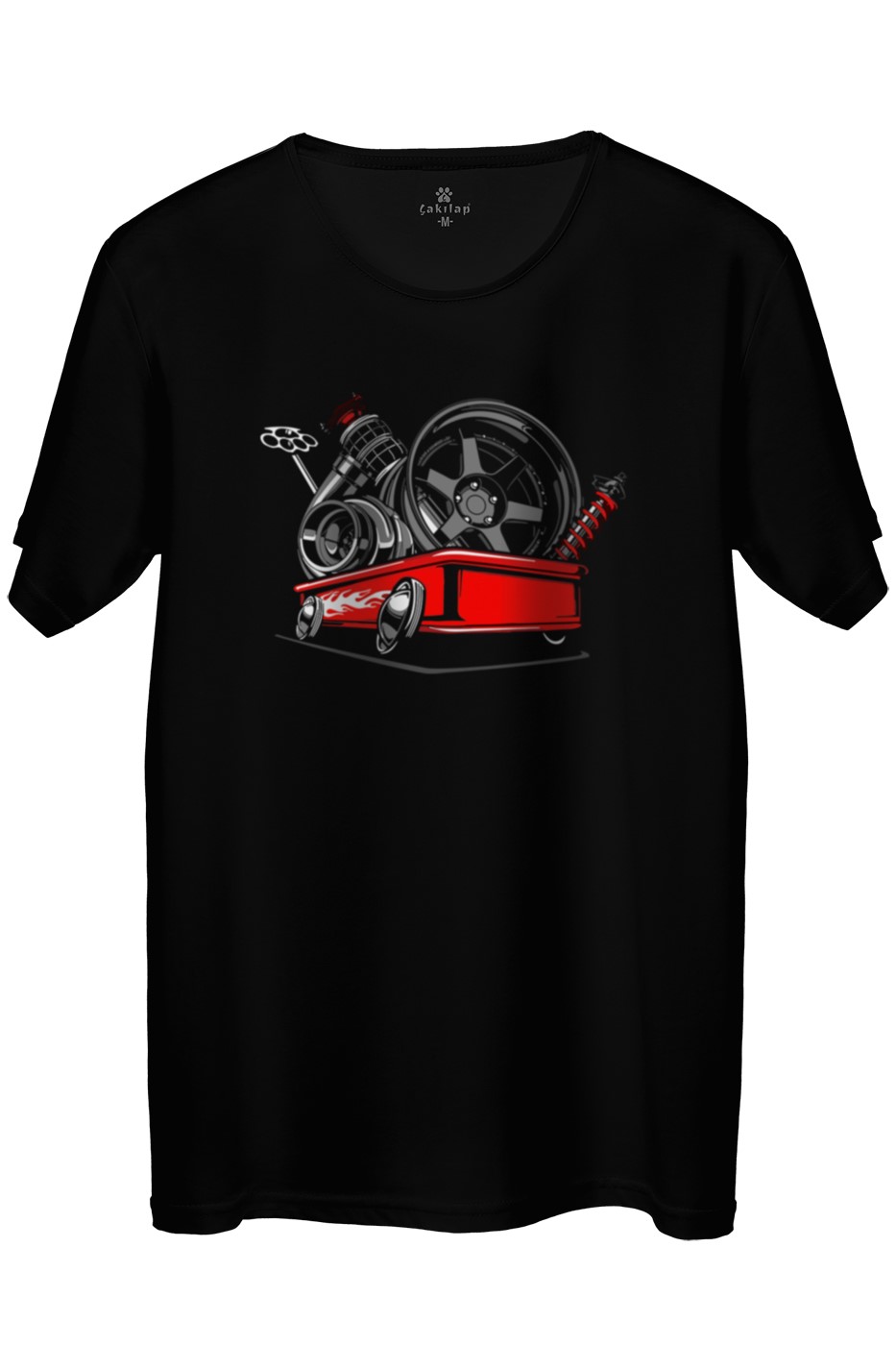 Modifiye Sepeti Baskılı Regular Tişört