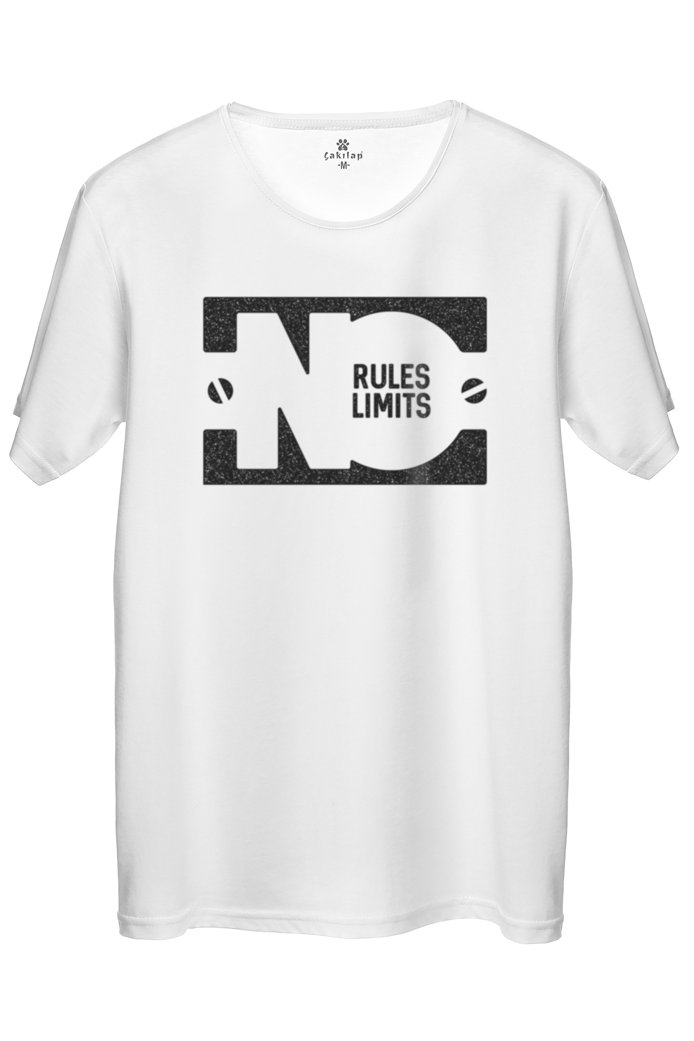 No Rules Limit  Baskılı Regular Tişört
