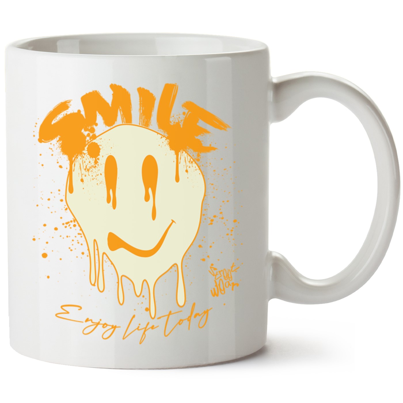 Smile  Baskılı Porselen Kupa Bardak