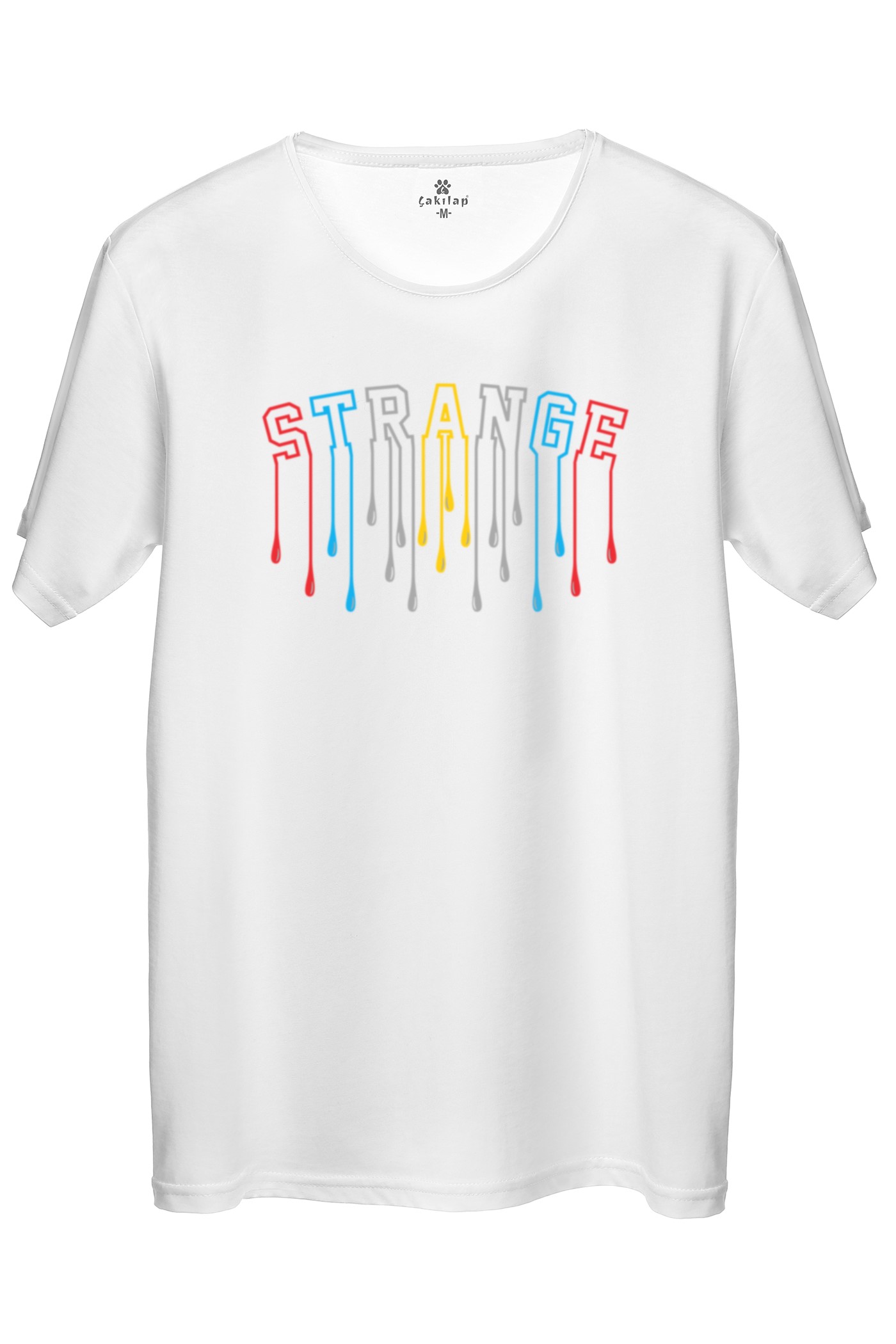 Strange  Baskılı Regular Tişört